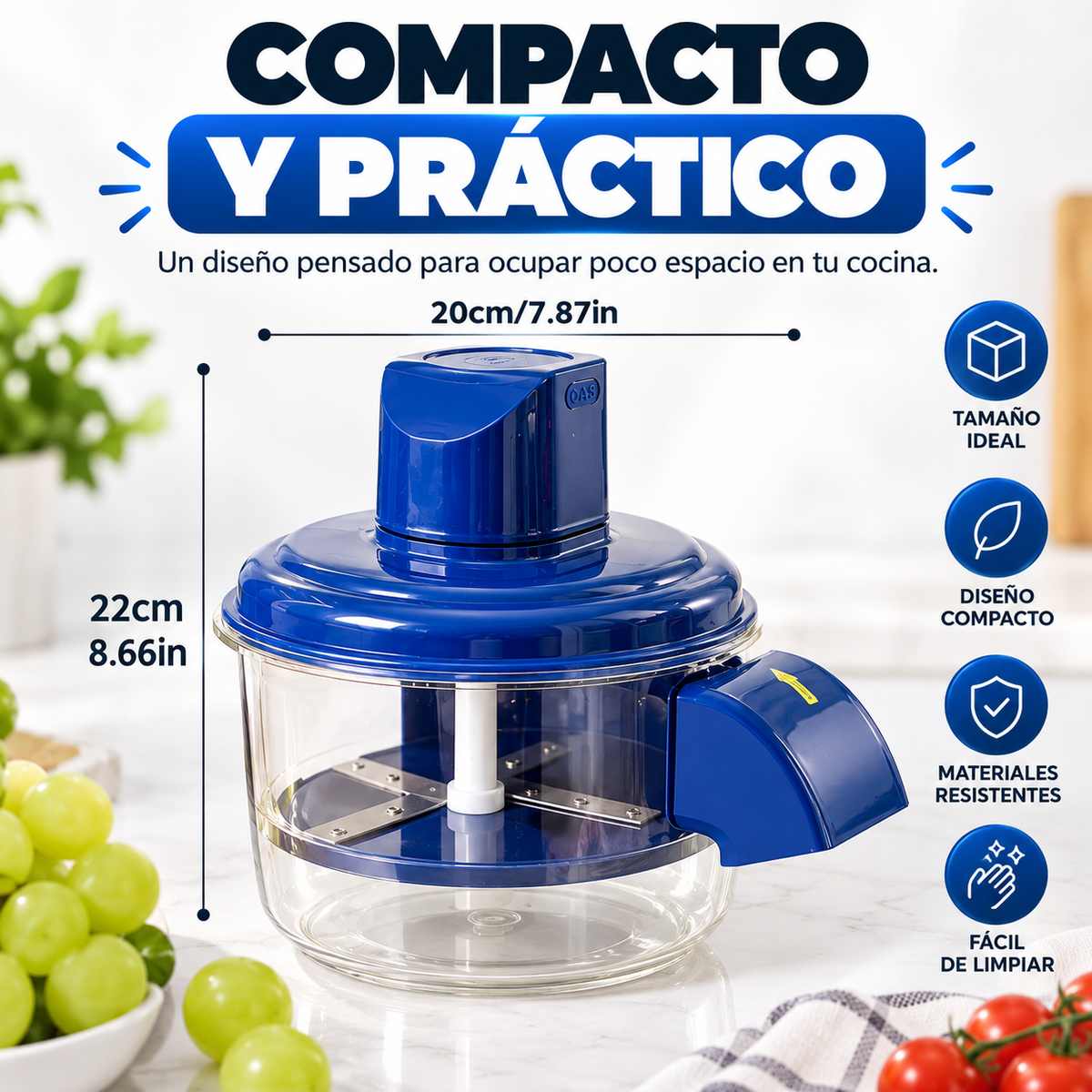 Pelador Eléctrico de Frutas y Verduras